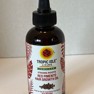 Tropic Isle Living Jamaican Strong Roots Red Pimento Hair Growth Oil 4 Oz.